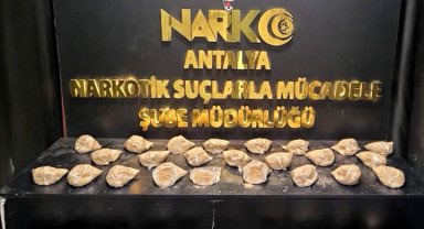 Durdurulan araçta 16 kilo eroin ele geçirildi