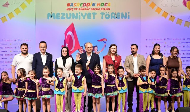 Kepez'in kreşlerinde mezuniyet sevinci