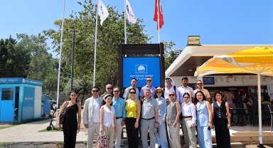 Kırgız heyet Antalya Büyükşehir Belediyesi'nin Mavi Bayrak deneyimini inceledi