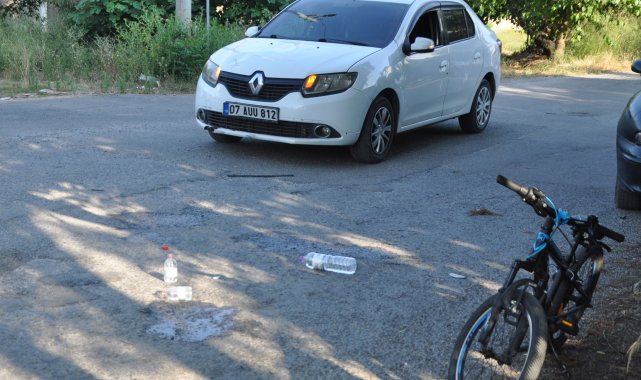 Otomobilin çarptığı bisikletli çocuk yaralandı