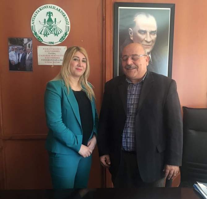 AK Parti aday adayı Kozan, Konyalılar Derneği’ni ziyaret etti