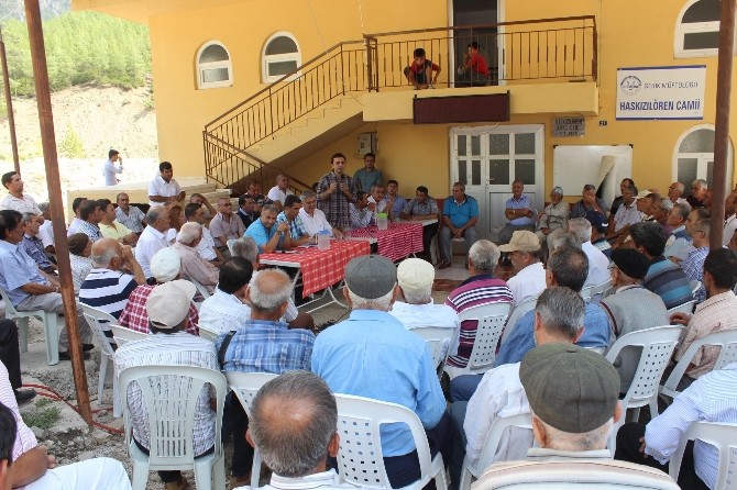 AK Parti heyeti Serik'te