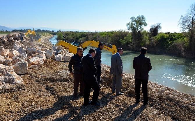 Aksu Çayı ıslahının yüzde 70’i tamamlandı
