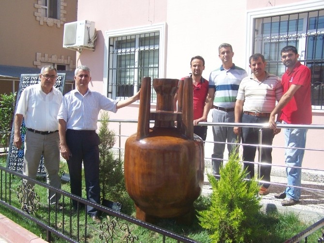 Alafaradın kilimi ve fığla bardağına özel maket