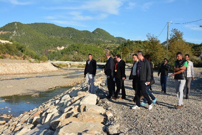 Alanya Alara Çayı taşkın koruma inşaatı tamamlandı