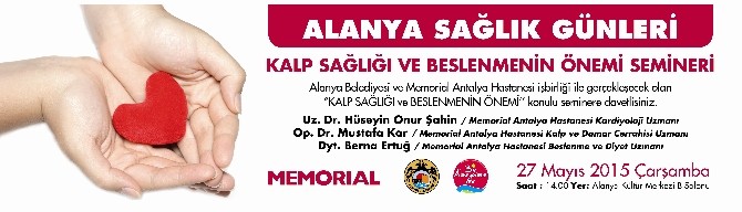 Alanya Belediyesi’nden “Kalp Sağlığı Ve Beslenmenin Önemi” Semineri