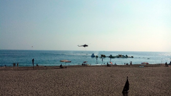 Alanya da 2 dönüm orman yandı