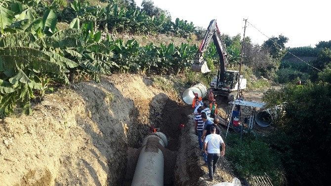 Alanya’da 36 bin 500 dekar tarım alanı suya kavuşuyor