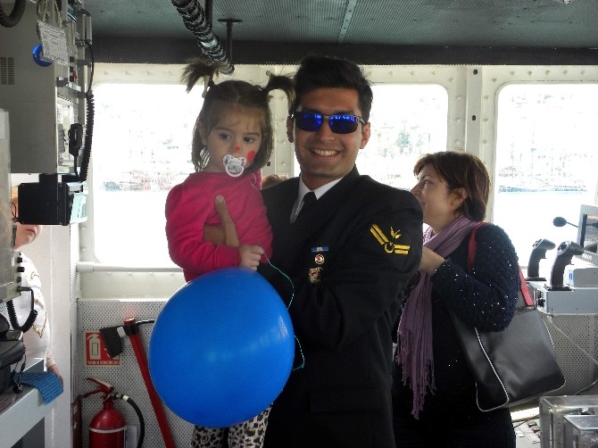 Alanya’da Sahil Güvenlik Botuna Yoğun İlgi