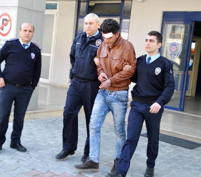 Alanya’da tüp çalan hırsız yakalandı