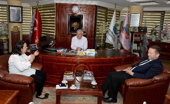 Almanya Konsolosu, Başkan Çetinkaya’yı ziyaret etti