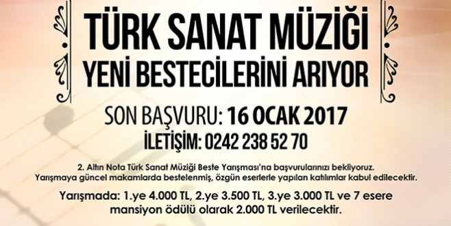 Altın Nota Beste Yarışması ödülleri belli oldu