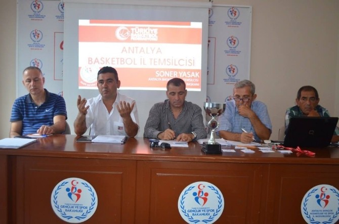 Antalya Basketbol Yerel Müsabaka fikstürü çekildi