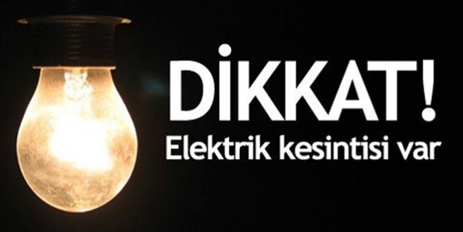 Antalya'da elektrik kesintisi var!