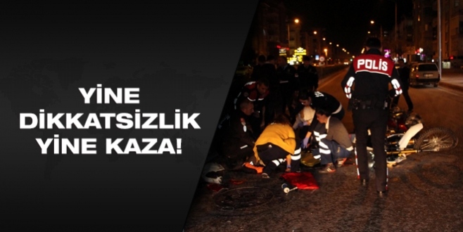Antalya'da iki motosiklet birbiriyle çarpıştı!