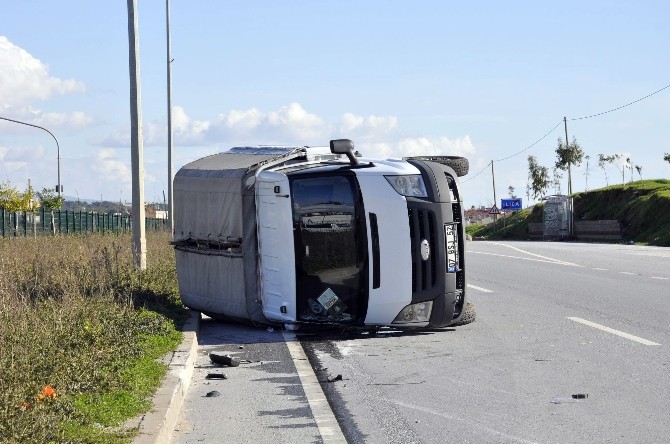 Antalya da kaza 1 Yaralı