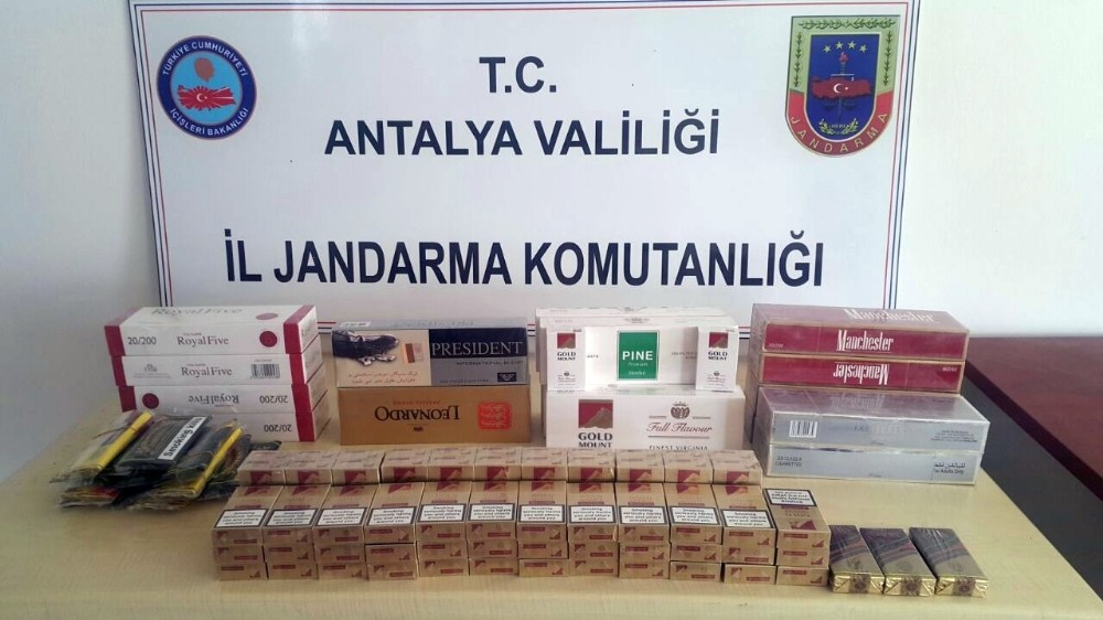 Antalya’da kaçak sigara operasyonu!