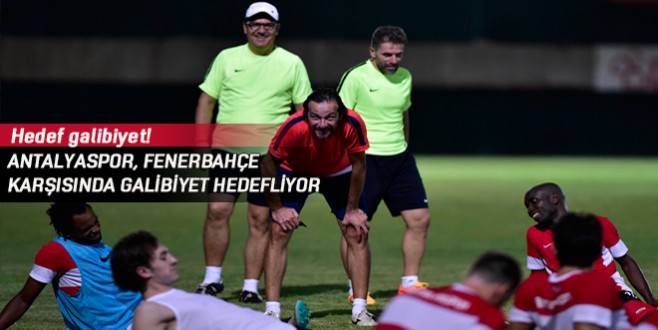 Antalyaspor, Fenerbahçe karşısında galibiyet hedefliyor