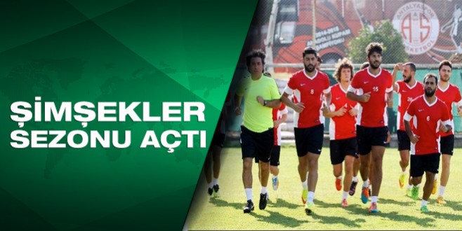 Antalyaspor ilk antrenmanını yaptı