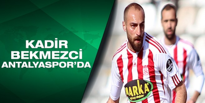 Antalyaspor, Kadir Bekmezci ile el sıkıştı