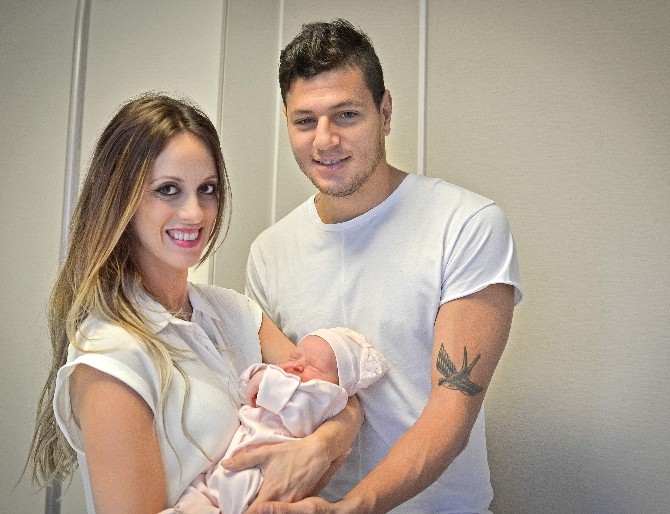 Antalyaspor’lu Dıego ikinci kez baba oldu