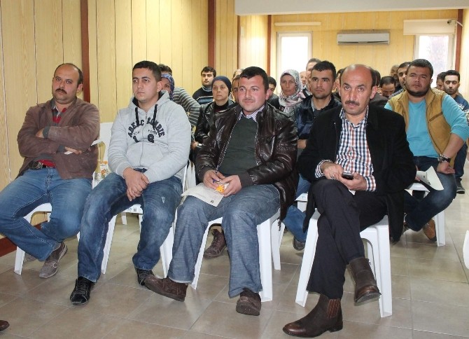 Asat Kumluca esnafına seminer düzenlendi