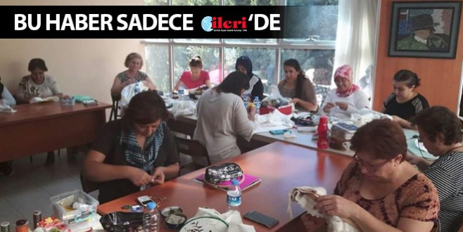 ASMEK’te yetişkinler ahşap boyuyor, tasarım yapıyor