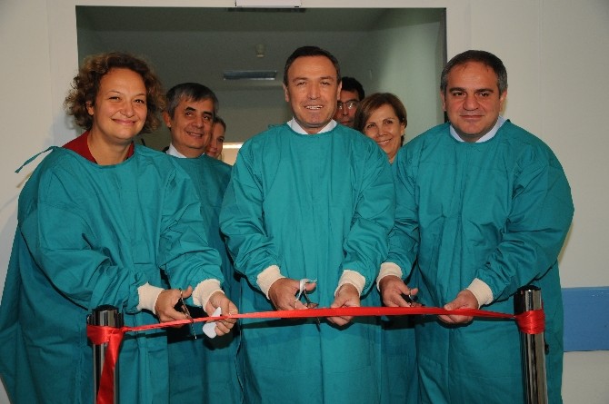 AÜ hastanesi'nde yeni fiziki alanların açılışı yapıldı