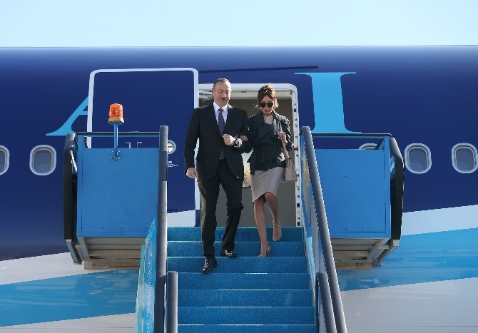Azerbaycan Cumhurbaşkanı Aliyev Antalya’da