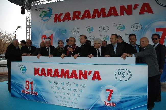 BAKAN ELVAN TEMEL ATMA TÖRENİNE KATILDI