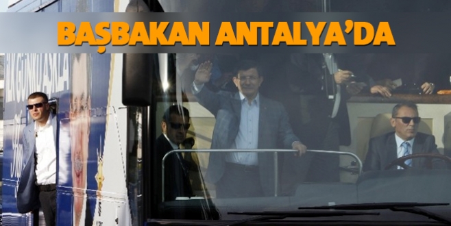 Başbakan Ahmet Davutoğlu Antalya’da