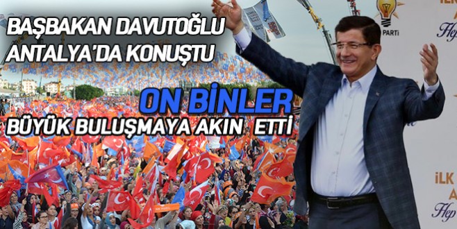 Başbakan Davutoğlu: “Al bayrağı tüm dünyaya taşıyacağız”