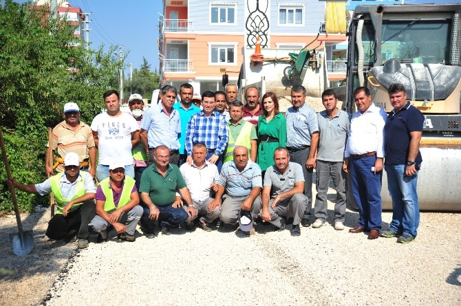 Başkan Tütüncü fen işlerinin çalışmalarını yerinde inceledi