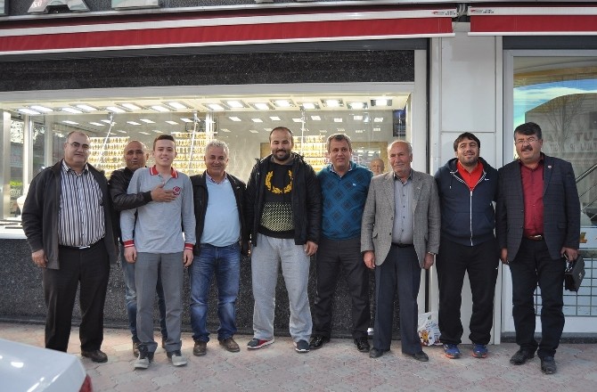 Başpehlivan Okulu, Güreş Ağaları Önal ve Sarıca’yı ziyaret etti