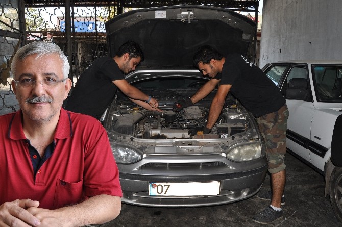 Bayramda oto tamirci esnafı nöbette