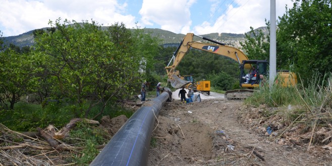 Belenobası sulama inşaatının Yüzde 90’nı tamamlandı