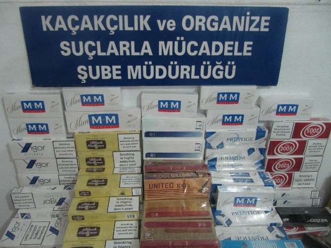 Bir evde 23 bin 460 paket kaçak sigara ele geçirildi