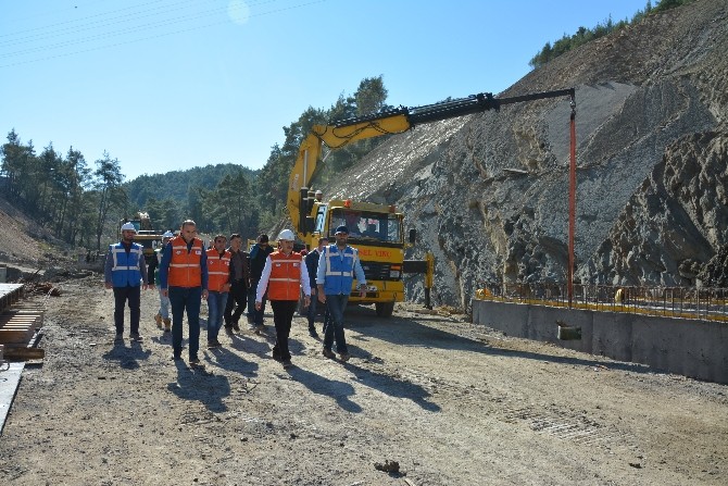 Bölge Müdürü Özgür Baraj inşaatlarını inceledi
