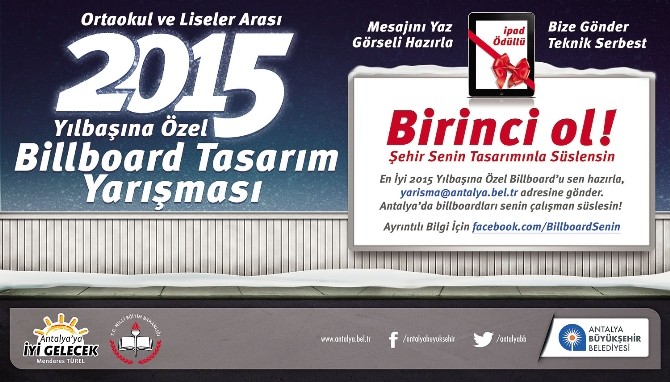 Büyükşehir, öğrencilere yönelik 'Yılbaşı Tasarım Yarışması' düzenliyor 