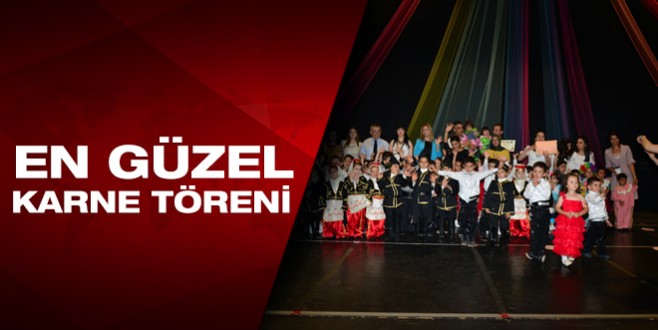 Büyükşehir, minik öğrenciler için karne töreni düzenlendi