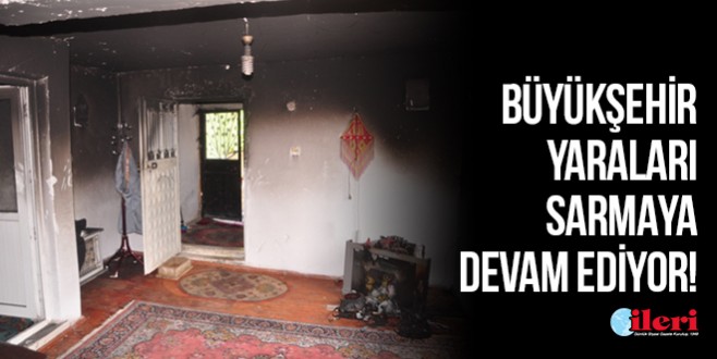 Büyükşehir yaraları sarmaya devam ediyor