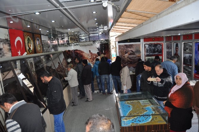 Çanakkale Savaşı gezici müzesi Korkuteli’de