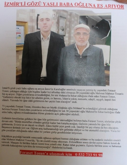 Çekingen Torununa eş arıyor