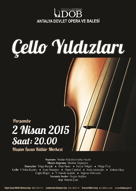 Çello yıldızları Antalya’da