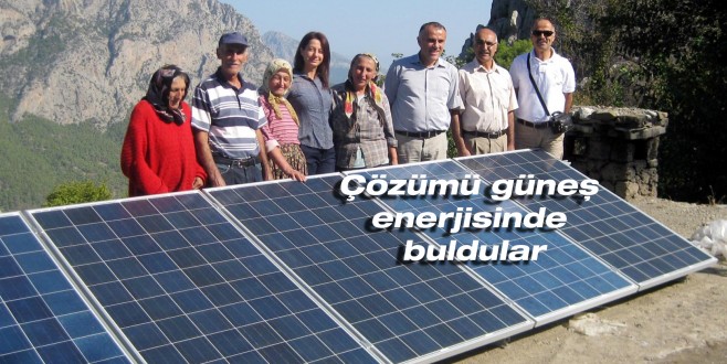 Çözümü güneş enerjisinde buldular