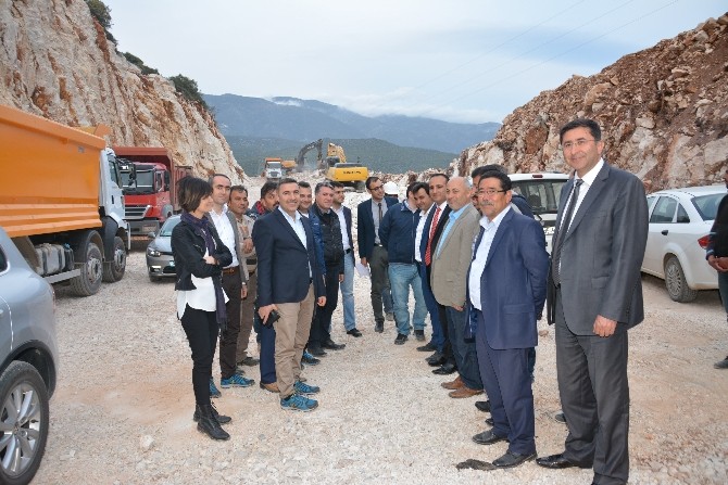 Demre Sakar deresinin yüzde 45’i tamamlandı