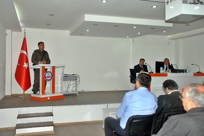 Demre'de yıl sonu değerlendirme toplantısı yapıldı