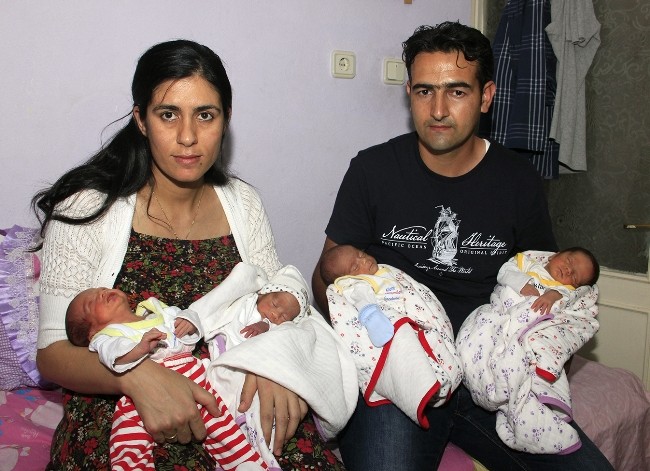 Dördüzler evlerine sığmadı