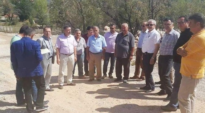 DSİ 13. Bölge Müdürü Özgür, Akseki'de incelemelerde bulundu