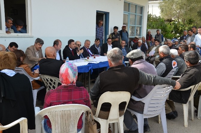 DSİ 13. Bölge Müdürü Özgür, Aksu’da vatandaşları dinledi